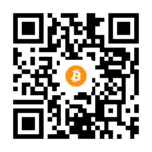 bitcoin:1D6iTqvbgcqenbkKNsFsi9zN21KH4KPPEa black Bitcoin QR code