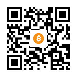 bitcoin:1D6yu2RU3oAzmc2W9qHTTSnyQaRPPFjUSC black Bitcoin QR code