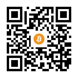 bitcoin:1D7yS1m752sBSEh3aLGzE9H1NNiiyoJcwr black Bitcoin QR code