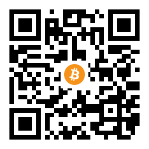 bitcoin:1D8266PNSkf9MgQCnDyw7wrKJueCJUNdXx black Bitcoin QR code