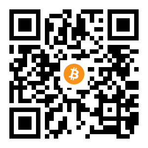 bitcoin:1D8QtdLbyizQ7oEREfqgG3u6CqCg7xVnFz black Bitcoin QR code