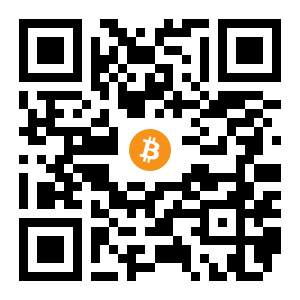 bitcoin:1DB6iyaRHSy33TceoejmjKMinJe9bykYCq black Bitcoin QR code