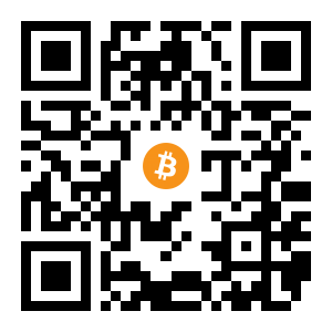 bitcoin:1DBNGMqJcbugXJyRaceQZsJiRrvTQnSsiy black Bitcoin QR code