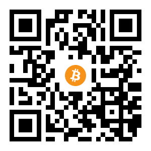 bitcoin:1DCJ8ym6buiEyMBkXBNcorwh8RT2HPb47q black Bitcoin QR code