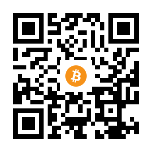 bitcoin:1DCfgETWwTptCGFJRWAuEwdkHCUWCs8CLT black Bitcoin QR code