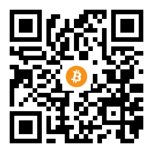 bitcoin:1DDG6GBLKZZhntJheNpeh2hLYd61dbnRX7 black Bitcoin QR code