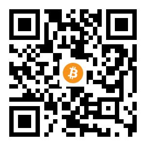 bitcoin:1DDMRyGKrvz3XyQ86UhxNDvJuaWTenJjBo black Bitcoin QR code