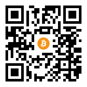 bitcoin:1DDVV8YwgisSt5jYaFVtfziyiAr1DTnZtb black Bitcoin QR code