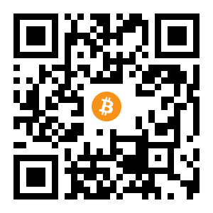 bitcoin:1DDf9NgbzgPc14C5BrsU7UCi7tpBAm7x2v black Bitcoin QR code