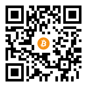 bitcoin:1DEM5DZU8XztHsXiEQ3Q7PKpAehnVnkxCs black Bitcoin QR code