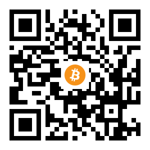 bitcoin:1DEWSU61UAfTTaaQRaBiWwoFeTRvqgTJJS black Bitcoin QR code