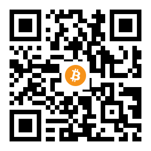 bitcoin:1DEjEJ2WkHeqYHJZCdES9nZ35j7uitP79s black Bitcoin QR code