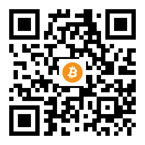 bitcoin:1DFUPjZXJABx2GN3RfrMvgbwpHxamZU5C7 black Bitcoin QR code
