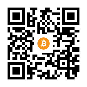 bitcoin:1DFax5yEeTesZFVWLLBzT7iouVxyGruhtb black Bitcoin QR code