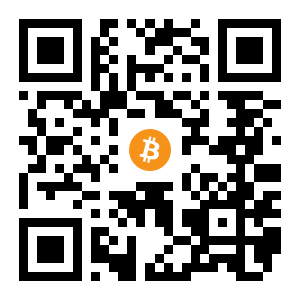 bitcoin:1DGDUyLa7sHo163e6KiA46oQBkBmsFc5gj black Bitcoin QR code