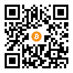 bitcoin:1DH3LZLVn9sTGAVyRnj7SDWeGBRXiMkgJs black Bitcoin QR code
