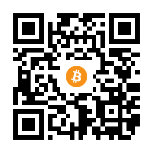 bitcoin:1DHXvFokvzRumdnr7yNW8EUMg7coxNMZ3p black Bitcoin QR code