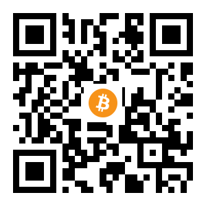 bitcoin:1DHbWjXTnboKFUB1tfSxN2hQ9fq7CRzVNC black Bitcoin QR code
