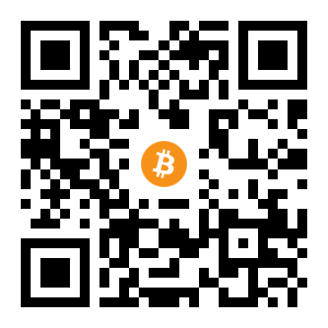 bitcoin:1DKuTGx446i3JzgQywEUyKmfpMS5PLdtjn black Bitcoin QR code