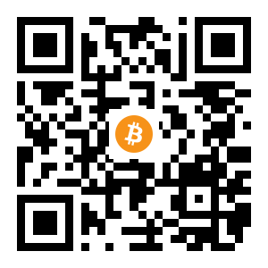 bitcoin:1DMYWSuJ7eLa1QDwBNaVonEHLsWQ9FF2ms black Bitcoin QR code