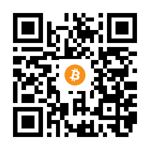 bitcoin:1DMhb3BthawcQ4Skf78VB5owExYDtJo9zU black Bitcoin QR code