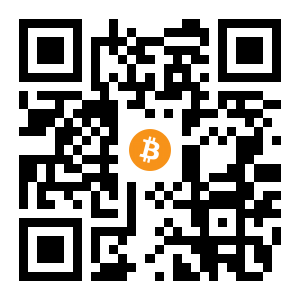 bitcoin:1DP915fLAUG5DRSCNV5MkmE3L4oosCsXHr black Bitcoin QR code