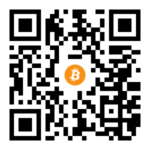 bitcoin:1DQ6wndc2DZZK4ubhgciCYQ8PdaDTFGh8Q black Bitcoin QR code
