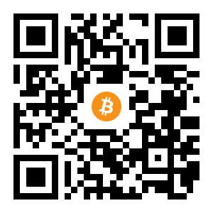 bitcoin:1DQYqXKmi5nxeaeYdaobt4tLwAW9qNv4Nw black Bitcoin QR code