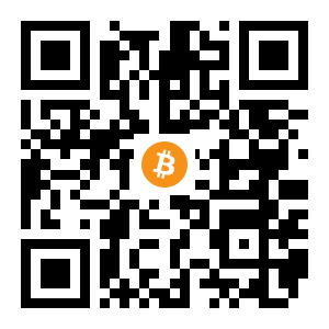bitcoin:1DQqgrTDKLct4Xj8ZyFJ1WhsbrVMkXp5er black Bitcoin QR code