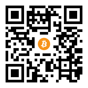 bitcoin:1DR6L6enysdfdPKTE9ZK4QsgthMAKRFjpg black Bitcoin QR code