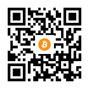 bitcoin:1DSHsKqQvZ5aUMmeypZ1cJ5nhQUinNG5A black Bitcoin QR code
