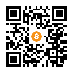 bitcoin:1DTBF2ooVxKTni2McYwXujbNv6wRvjP9ms black Bitcoin QR code