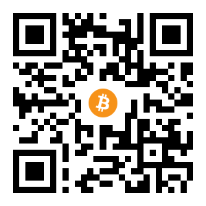bitcoin:1DUMoT21eYzDP6U5AAqkjazvRyHT5u1zdu black Bitcoin QR code