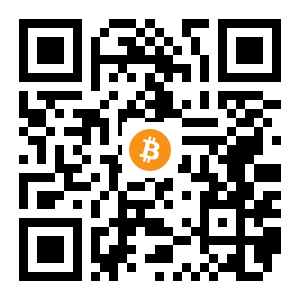 bitcoin:1DUebAsuFWZgMHT4mmtpKoM6pqeGwYFoRp black Bitcoin QR code