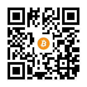bitcoin:1DV2piPJKTMFJuXgp2G5grqyxUhZATDfSD black Bitcoin QR code
