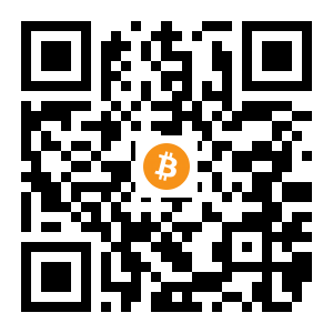 bitcoin:1DVZyfF3vPf6n9bbu66fnT5fGY1fcJnWR5 black Bitcoin QR code