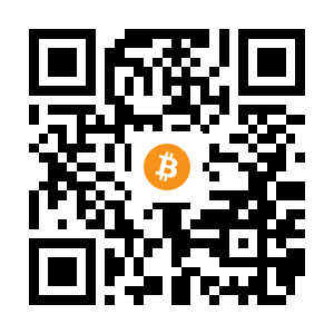 bitcoin:1DW36MhKdnbh65KryQT3XUeAwa5dY4JjWR black Bitcoin QR code