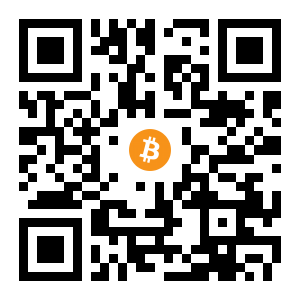 bitcoin:1DWzmjEZuCSGcRkR41zPERcJbG4M3Yxes5 black Bitcoin QR code