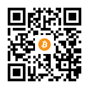 bitcoin:1DX3QkXGpjjC1KvMX9XUvzguXa3orUbHLC black Bitcoin QR code
