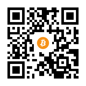 bitcoin:1DX4cKzYdqFXBGebvjjs8RPKBAscnAugoK black Bitcoin QR code