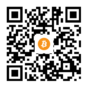bitcoin:1DXLncCy5s2RVZvr7eZ7eUzfz6YC6Z36gJ black Bitcoin QR code