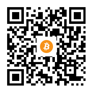 bitcoin:1DXzahHGkigpEUohgSJMon5k4wM7T3G4us black Bitcoin QR code
