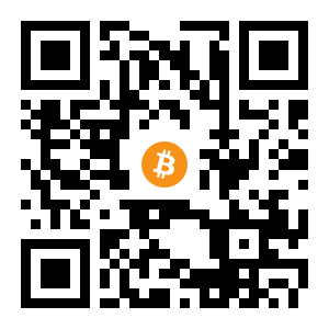 bitcoin:1DY9sVcRi4etQ8jKRzMRVr47veXpeYmzvG black Bitcoin QR code