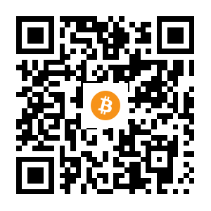 bitcoin:1DYYER9BbhuQBwt6kv7pmctqZGTb46E5wH black Bitcoin QR code