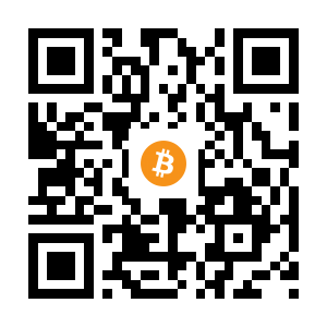 bitcoin:1DZ9rh6atbyUN59r6Q7VR5cfSKVCC8nSkD black Bitcoin QR code