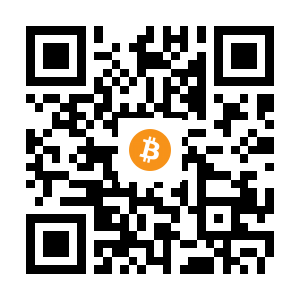 bitcoin:1DZvPETAwYfZs2EnTXAXytRXUKEarhjGHF black Bitcoin QR code