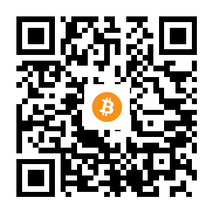 bitcoin:1Da3oxNjEc2sPYMGrfuhniQp5k5rF6ARSu black Bitcoin QR code