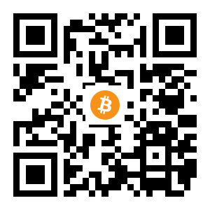 bitcoin:1DasHzBidXxmBE8WX2GUxSoq1ZPd6Whf2u black Bitcoin QR code