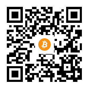 bitcoin:1DbzFqE3wMAmqE56cg6ZWuaqtzWU88i9dz black Bitcoin QR code
