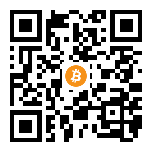 bitcoin:1DcSba49Uie7hCF8dRocnmp8GgirUNPkKv black Bitcoin QR code